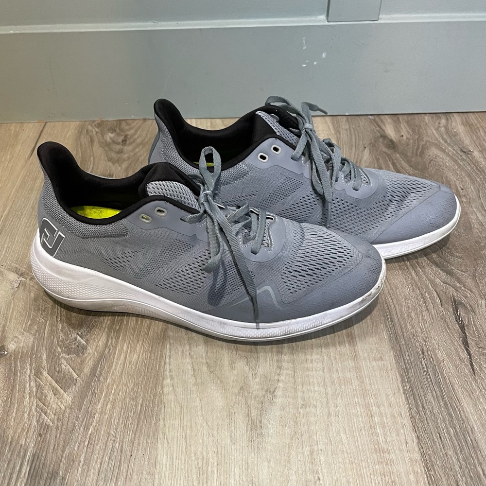 FootJoy grey flex‎ golf shoes men's size 9 W